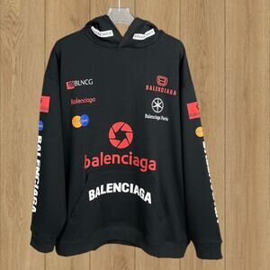 Classic Balenciaga Hoodie Black